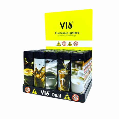 Klik Aansteker tray 500 stuks &ndash;&nbsp;Navulbare &amp; Verstelbare aanstekers ( 50 mix print )