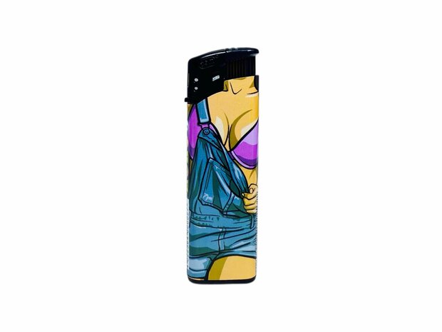 Aanstekers - verstelbaar vlam - 50 stuks Bang Bang - Sexy Lady