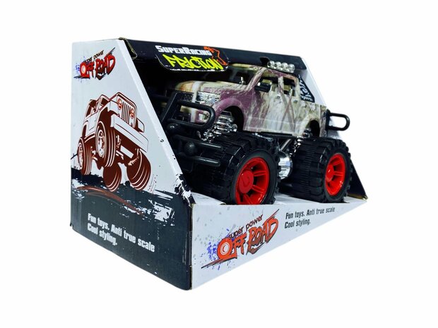 Auto superkracht off-road - Autospeelgoed Anti true scale coole styling ( zonder batterij spel ) Rasta R