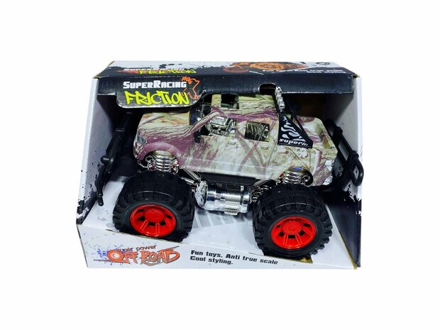 Auto superkracht off-road - Autospeelgoed Anti true scale coole styling ( zonder batterij spel ) Rasta R