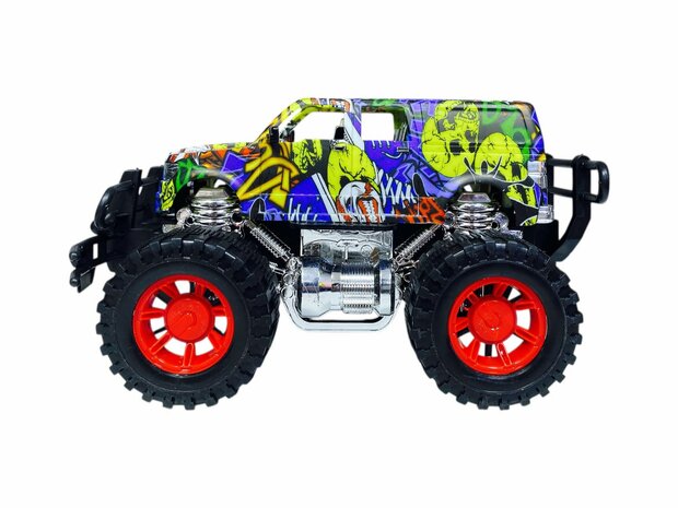 Auto superkracht off-road - Autospeelgoed Anti true scale coole styling ( zonder batterij spel ) Rasta R