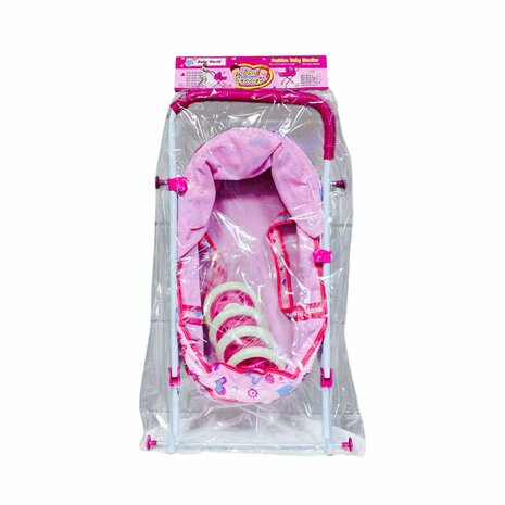 Poppenwagen speelgoed - baby kar - 42x34x69cm Roze