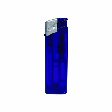 Briquets &eacute;lectriques - Bleu fonc&eacute; transparent 50 pi&egrave;ces - R&eacute;glables et rechargeables - Imprimables