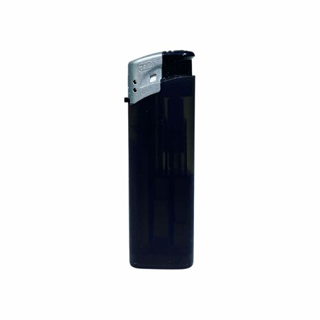 Electric Lighters - Black Transparent 50 pcs - Adjustable &amp; Refillable - Printable