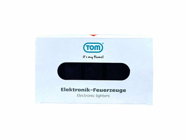 Elektrische Aanstekers - TC Rood - Zwart - 50 stuks - Verstelbare &amp; navulbaar - Bedrukbaar 