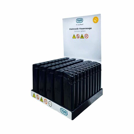Elektrische Aanstekers - Zwart Bedrukbare Aansteker blanco - 50 stuks - Verstelbare &amp; navulbaar 