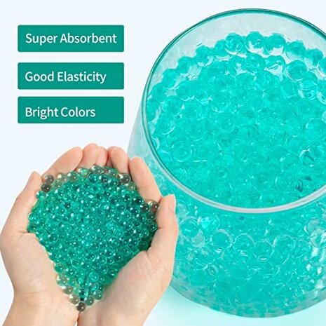 Gel balletjes - 10.000 stuks -orbeez balletjes - 7-8mm turquoise 