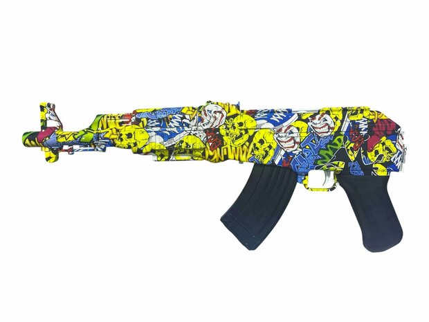 Shooting Elite Gel Blaster - Luminous Silencer - AK 47 Led Light - compleet set - Oplaadbaar - 74CM G