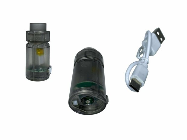 Shooting Elite Gel Blaster - Luminous Silencer - AK 47 Led Light - compleet set - Oplaadbaar - 74CM