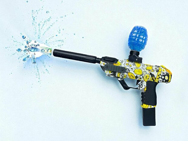 Shooting Elite Gelblaster 2in1 - HUNTER- LED LIGHT - gelballetjes + pijlen - 5000 balletjes - Oplaadbaar - 42.5 CM G