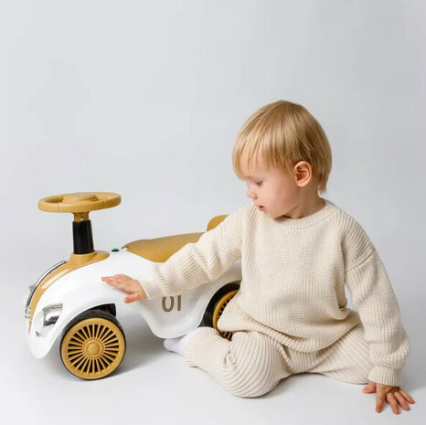 Kinderen Loopauto met muziek en lichtjes - Classic Luxury Retro Car - 55CM - mix