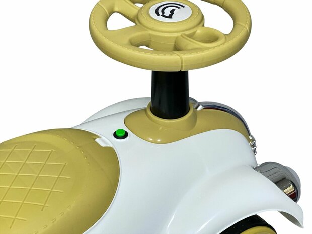 Kinderen Loopauto met muziek en lichtjes - Classic Luxury Retro Car - 55CM - mix
