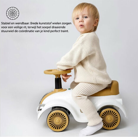Kinderen Loopauto met muziek en lichtjes - Classic Luxury Retro Car - 55CM - mix