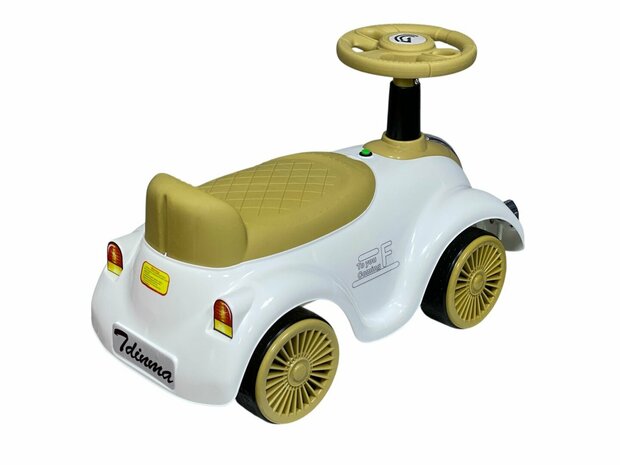 Kinderen Loopauto met muziek en lichtjes - Classic Luxury Retro Car - 55CM - mix