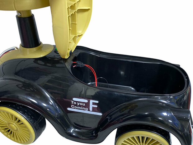 Kinderen Loopauto met muziek en lichtjes - Classic Luxury Retro Car - 55CM - mix