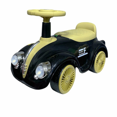 Kinderen Loopauto met muziek en lichtjes - Classic Luxury Retro Car - 55CM - mix