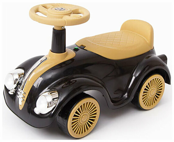Kinderen Loopauto met muziek en lichtjes - Classic Luxury Retro Car - 55CM - mix