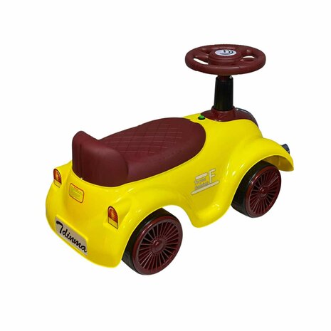 Kinderen Loopauto met muziek en lichtjes - Classic Luxury Retro Car - 55CM - mix