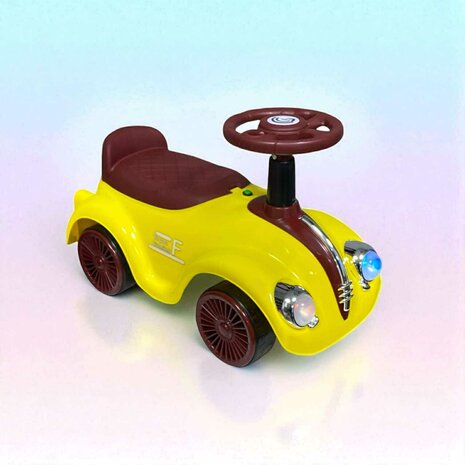 Kinderen Loopauto met muziek en lichtjes - Classic Luxury Retro Car - 55CM - mix