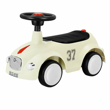 Loopauto met toeter en lichtjes 60 CM - vanaf 12 maanden