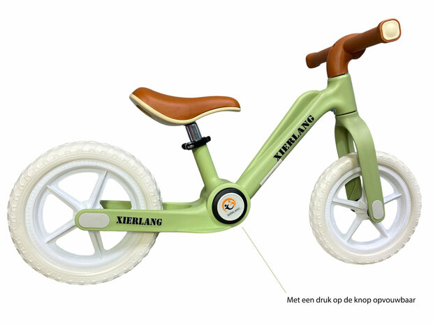 Foldable Bike - Opvouwbare Loopfiets met 1-Knops Systeem - 87 CM - licht gewicht