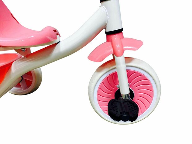 Driewieler kinderfiets - met pedalen - licht &amp; geluid 63 CM
