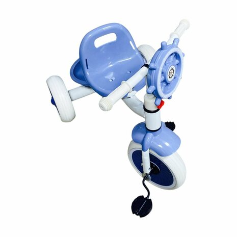 Driewieler kinderfiets - met pedalen - licht &amp; geluid 63 CM