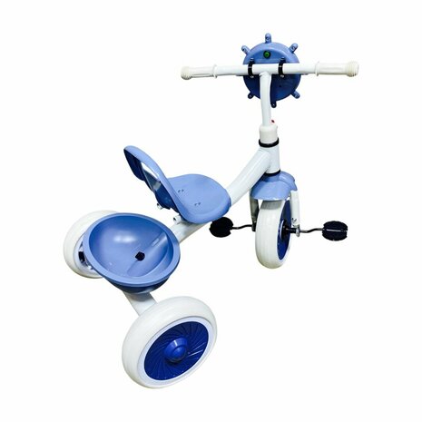 Driewieler kinderfiets - met pedalen - licht &amp; geluid 63 CM
