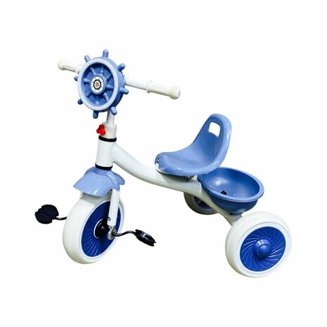 Driewieler kinderfiets - met pedalen - licht &amp; geluid 63 CM