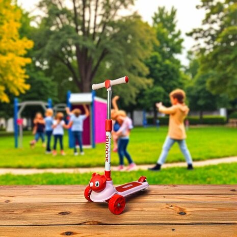 Step - Scooter - Kinderstep met 3 wielen - Koala - opvouwbaar - Kantelstep - Met Licht &amp; Muziek