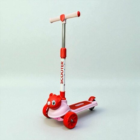 Step - Scooter - Kinderstep met 3 wielen - Koala - opvouwbaar - Kantelstep - Met Licht &amp; Muziek