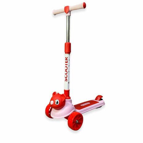 Step - Scooter - Kinderstep met 3 wielen - Koala - opvouwbaar - Kantelstep - Met Licht &amp; Muziek