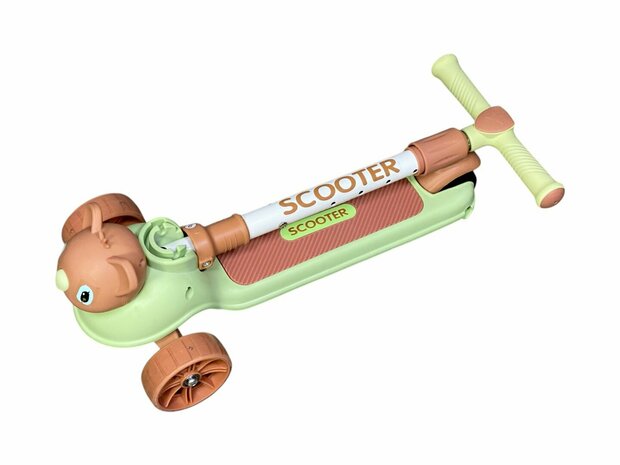 Step - Scooter - Kinderstep met 3 wielen - Koala - opvouwbaar - Kantelstep - Met Licht &amp; Muziek
