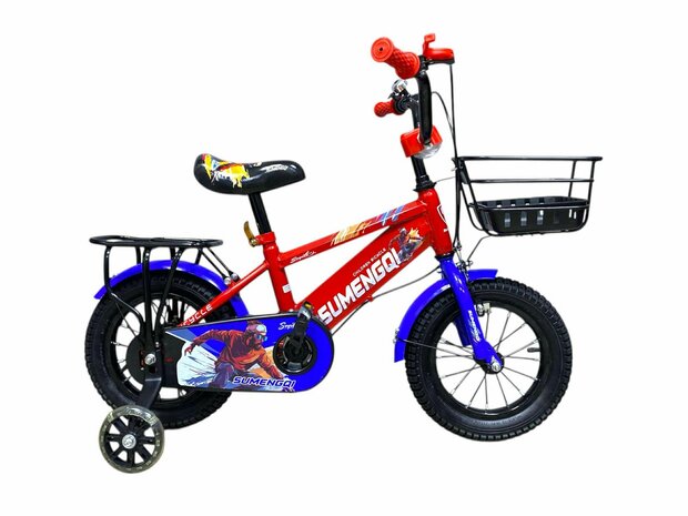 Fiets 12&quot; - Kinderfiets - Sumengqi Sport Bike  Rood