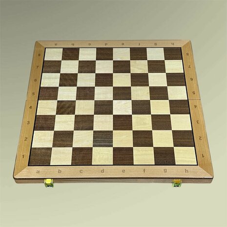 Schaaken en dammen 2in1 pakket - Opklapbaar - 43x43 cm - Hout 