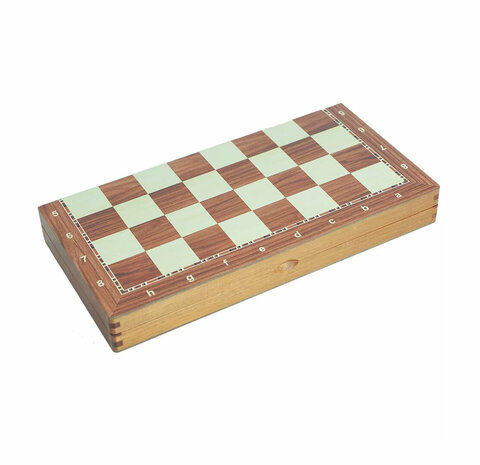 Rosewood Chess Board - With Integrated Lock - Magnetic Chessboard 38.8cm