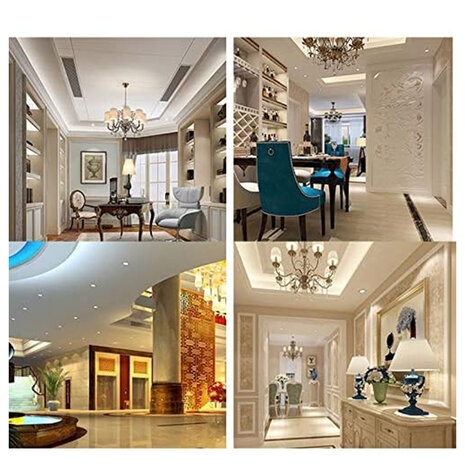 LED downlight spots - 7W - 3 kleuren - Inbouwspot - Zilver design