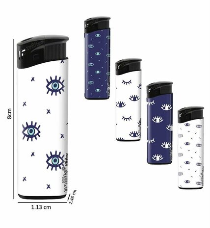  Klik Aanstekers - Vision print - 50 stuks - Unilite&reg; Modern Design