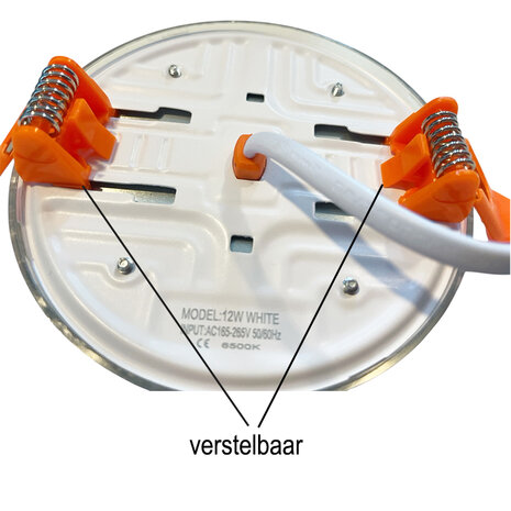 Inbouwspots LED - 1200LM - 3in1 - 3000K - 4000K 6500K - frameless panel light 12W