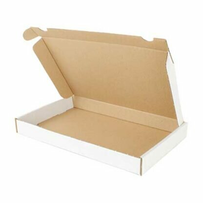 Brievenbusdoos bovenklep (A4) wit | 299 x 213 x 27 mm