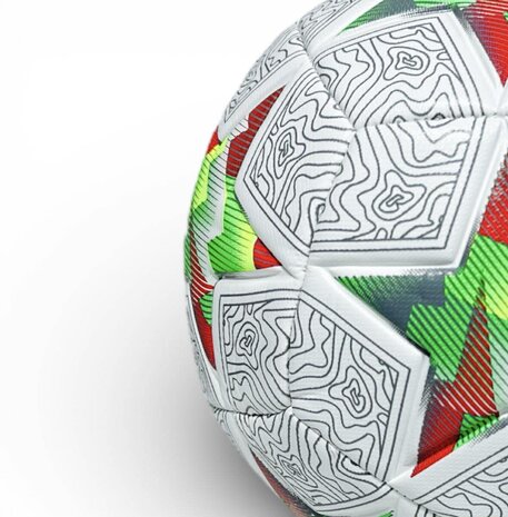 Voetbal - Offici&euml;le voetbal maat en -gewicht - ster bal - wedstrijdbal 380 g