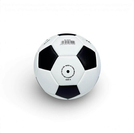 Voetbal - Strandvoetbal Offici&euml;le afmetingen en gewicht van de voetbal - matzwarte en witte voetbal - wedstrijdbal 380 g