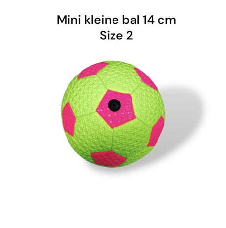 Voetbal - Kleine Mini Bal - Maat 2 - 160g - kan je heerlijk buiten plezier hebben 2032