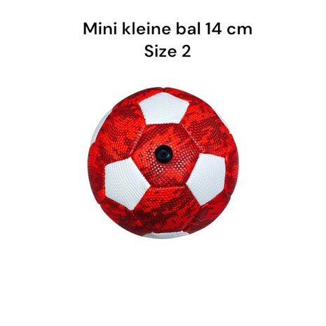 Voetbal - Kleine Mini Bal - Maat 2 - 160g - kan je heerlijk buiten plezier hebben 2032