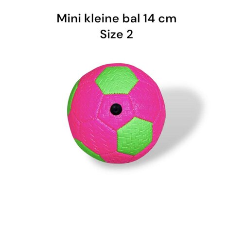 Voetbal - Kleine Mini Bal - Maat 2 - 160g - kan je heerlijk buiten plezier hebben 2032