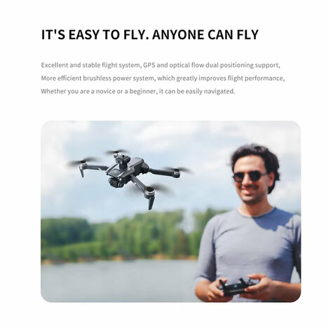 RC Drone 4DRC V28 Max Drone met GPS, Obstakeldetectie en HD Camera