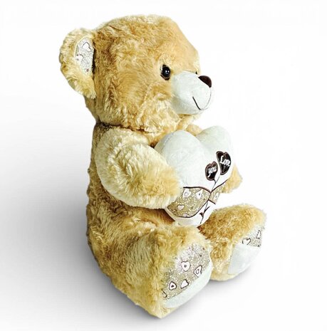 Knuffelbeer - Schattig teddybeer -  You Love - zacht speciaal  knuffelbier 40 CM
