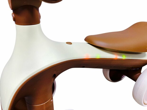 4-Wheel Magic loopfiets - 55CM - donkergroen - Muziek &amp; Lichtjes 3