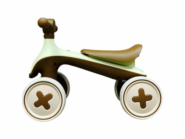 4-Wheel Magic loopfiets - 55CM - donkergroen - Muziek &amp; Lichtjes 3