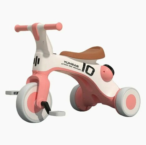 Kinderfiets en Loopfiets voor kinderen - 3 wielen-  2in1 - comfortabel, stabiel en leerzaam